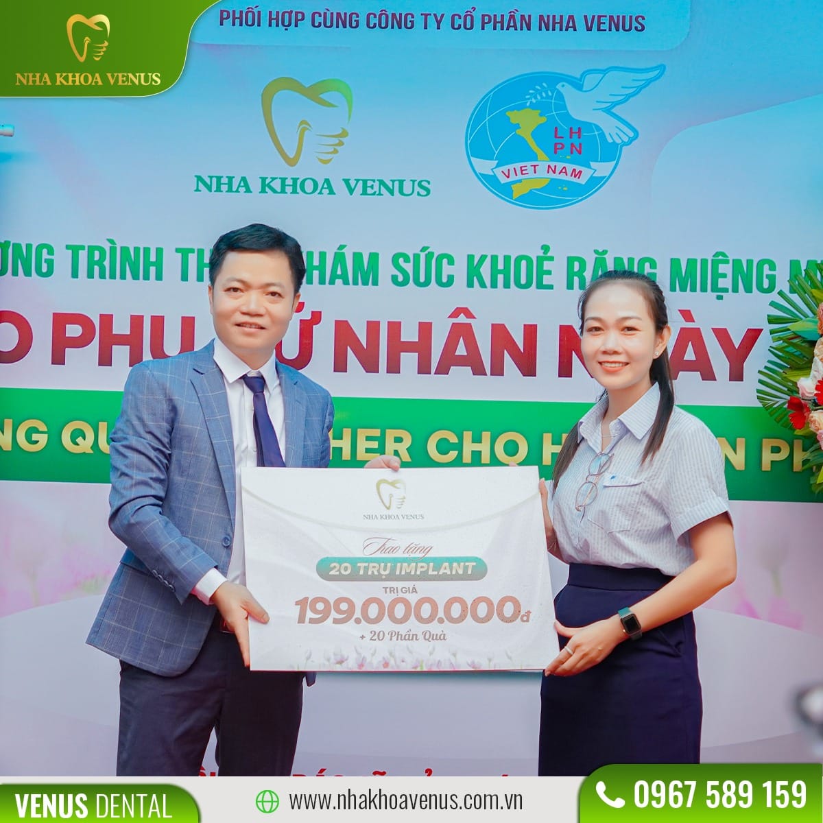 Chương trình khám răng miễn phí cho chị em phụ nữ 20/10