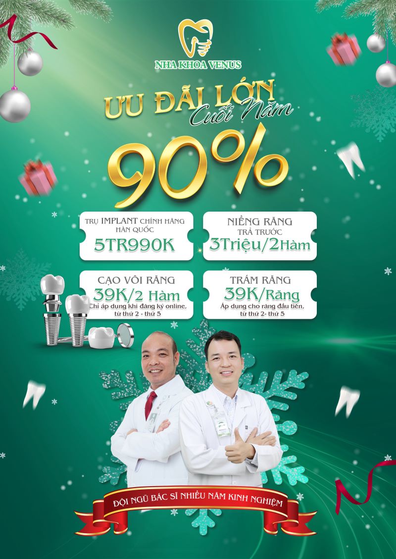 Banner ưu đãi T12 Nha Khoa Venus