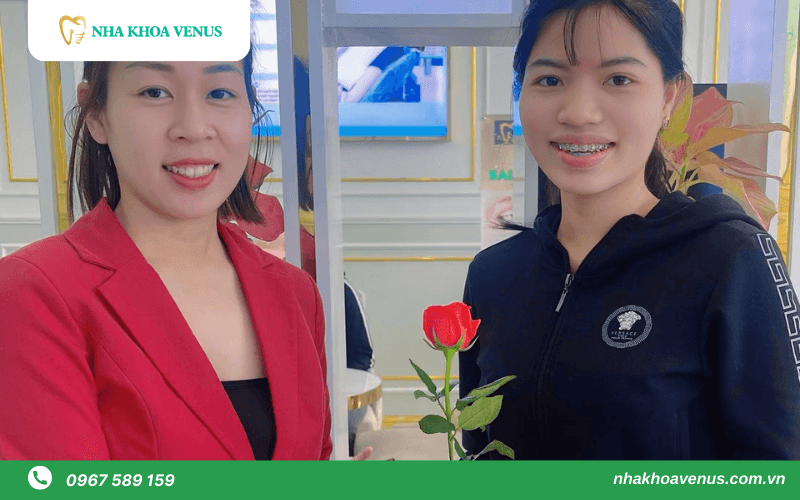 đánh giá dịch vụ niềng răng tại nha khoa venus thủ đức của chị ngọc