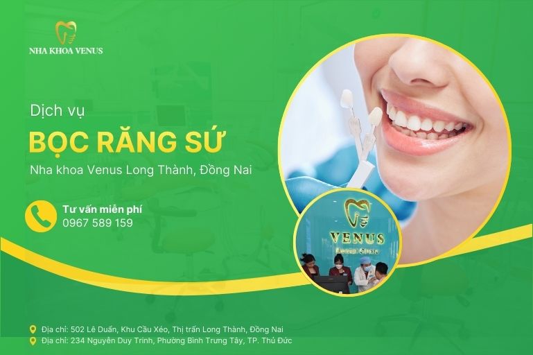 Dịch vụ bọc răng sứ thẩm mỹ long thành, Đồng nai