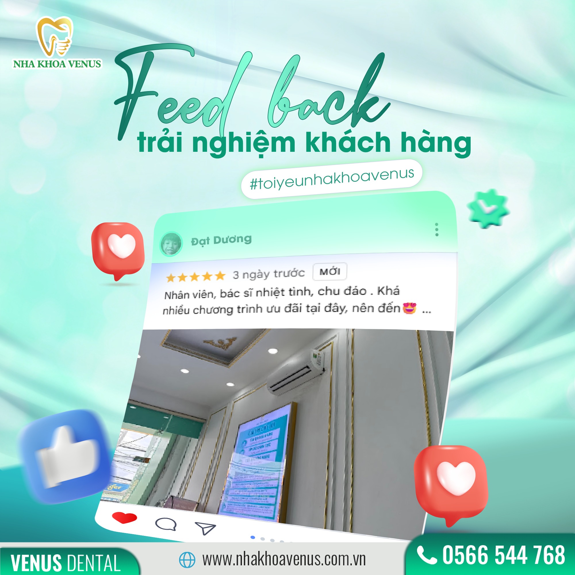 Kết quả và đánh giá khách hàng sau khi chữa tủy răng tại Nha khoa Venus